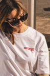 ORGANIC "HER FEMININE PRINT WILL RESHAPE THE WORLD" TEE