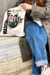 RECYCLED "MASCULINITY MEANS CARING" TOTE BAG